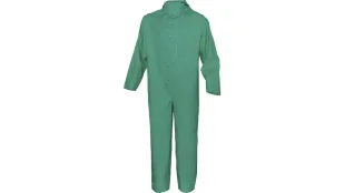 Delta Plus Kombinezon do ochrony chemicznej typu 3 wkład: poliester powlekany PVC 380 g/m2 kol.zielony roz. XXL CORP CO600VEXX CO600VEXX - Odzież robocza - miniaturka - grafika 1