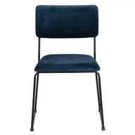 Krzesła - Actona Krzesło Do Jadalni Fida 80X50X53 Granatowe - miniaturka - grafika 1