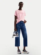 Koszulki i topy damskie - Desigual T-Shirt Brandy 24WWTK24 Różowy Regular Fit - miniaturka - grafika 1