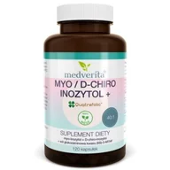 Witaminy i minerały - Medverita Myo/D-chiro-Inozytol 40:1, Suplement diety, 120 kapsułek - miniaturka - grafika 1