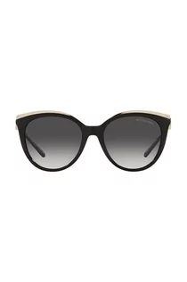 Okulary przeciwsłoneczne - Michael Kors okulary przeciwsłoneczne damskie kolor czarny - grafika 1