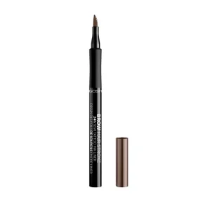 Gosh BROW HAIR STROKE - 24H SEMI TATTOO INK LINER - Precyzyjny pisak do stylizacji brwi - 002 - GREYBROWN - Akcesoria i kosmetyki do stylizacji brwi - miniaturka - grafika 1