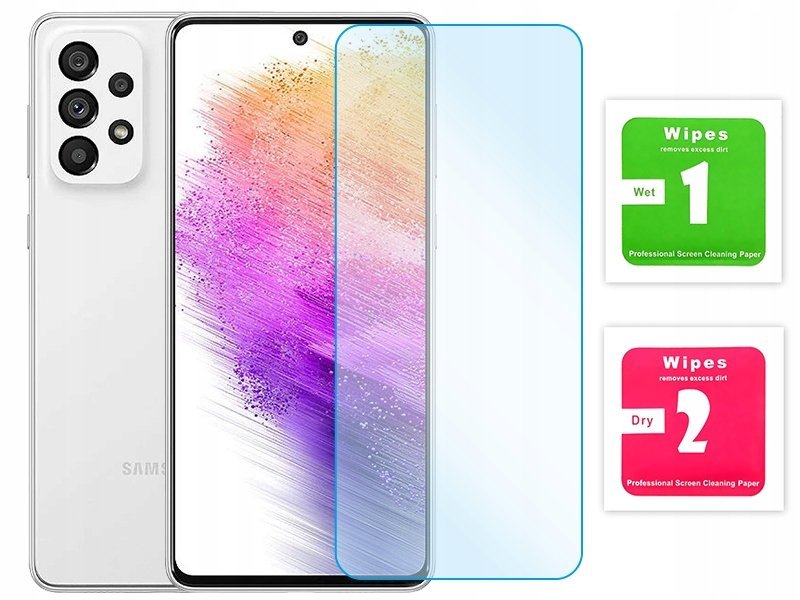 SZKŁO HARTOWANE OCHRONNE PŁASKIE OCHRONA EKRANU do SAMSUNG GALAXY A73