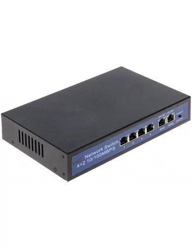 APTI Switch PoE APTI-POE0402-60W 4xPoE 2xUplink 60W APTI-POE0402-60W