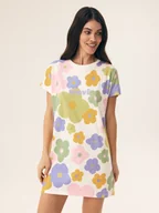 Bielizna nocna - Koszula nocna Flovers Bloovii wielokolorowy S - miniaturka - grafika 1