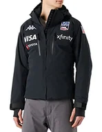 Kurtki męskie - Kappa Męska kurtka 6cento 611p Us, niebieska Dk Navy, S, Blue Dk Navy, S - miniaturka - grafika 1