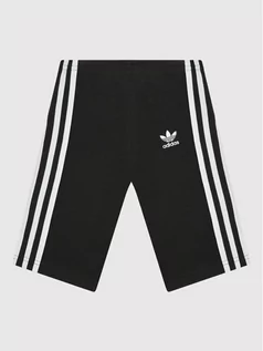 Spodnie sportowe damskie - Adidas Szorty sportowe adidcolor Cycling HD2038 Czarny Slim Fit - grafika 1