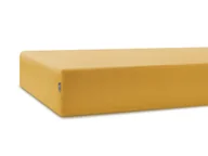 Prześcieradła - Prześcieradło z gumką, Mumla, bawełniane, 160x200 cm, żółty - miniaturka - grafika 1