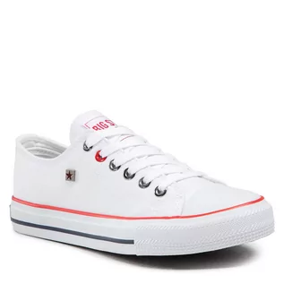 Trampki damskie - Big Star Trampki T274022 101 White - grafika 1