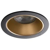 Lampy sufitowe - Pierścień oprawy punktowej KANLUX Glozo DSO G/B 36224 Czarno-złoty - miniaturka - grafika 1