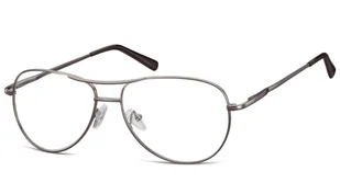 Aviator zerowki Okulary oprawki metalowe korekcyjne 699 - Okulary korekcyjne, oprawki, szkła - miniaturka - grafika 1