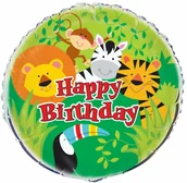 Balony i akcesoria - Balon foliowy Dżungla - 47 cm - miniaturka - grafika 1
