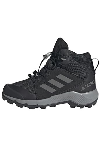 adidas Uniseks - dzieci Terrex Mid GORE-TEX Hiking Shoes Kids, Core Black/Grey Three/Core Black, 29 EU
