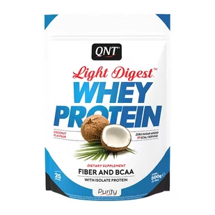 QNT - Light Digest Whey Protein - 500 g kokosowy - Odżywki białkowe - miniaturka - grafika 1