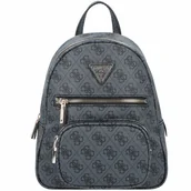 Plecaki - Guess Eco Elements Plecak miejski 25 cm coal logo - miniaturka - grafika 1