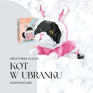 Klocki - Kot w ubranku 967 el. - miniaturka - grafika 1
