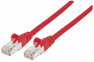 Intellinet 740630 kabel sieciowy Czerwony 0,5 m Cat7 S/FTP (S-STP) - Patchcordy - miniaturka - grafika 1