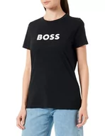 Koszulki i topy damskie - BOSS T-shirt damski, czarny (Black1), XS - miniaturka - grafika 1