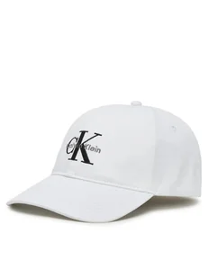 Calvin Klein Jeans Czapka z daszkiem LV04G5004G Biały - Czapki męskie - miniaturka - grafika 1