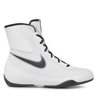 Kimona, stroje i obuwie - Buty bokserskie Nike Machomai 321819 100 Biały - miniaturka - grafika 1