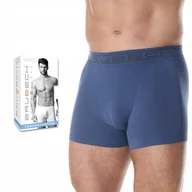 Majtki męskie - BRUBECK BX10050A bokserki męskie bezszwowe - L - miniaturka - grafika 1