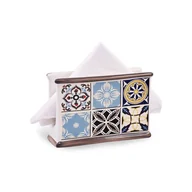 Inne naczynia kuchenne - CERAMICZNY SERWETNIK STOJAK NA SERWETKI MAESTRO HOLIDAY IN PORTO MR-20005-44 - miniaturka - grafika 1