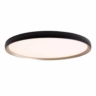 Okrągły plafon Vik C0237 Maxlight LED 40W+5W 3000K metalowy czarny złoty - Lampy sufitowe - miniaturka - grafika 1