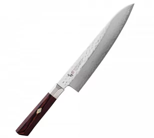 Mcusta Zanmai Supreme Hammered 21 Cm Czerwony Nóż Szefa Kuchni Ze Stali Nierdzewnej - Noże kuchenne - miniaturka - grafika 1