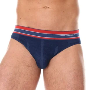 Brubeck Slipy męskie ACTIVE WOOL BE10110 granatowe r. XXL - Majtki męskie - miniaturka - grafika 1