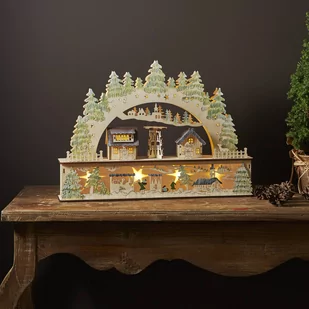 Świecznik LED las Bamberg, baterie - Świeczniki - miniaturka - grafika 1