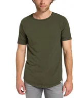 Koszulki męskie - T-shirt Lee SHAPED TEE 112355562 Olive Night XXL - miniaturka - grafika 1