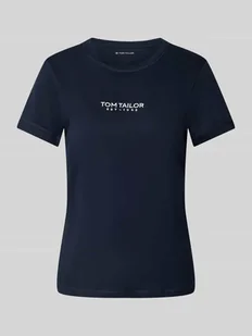 T-shirt o kroju regular fit z czystej bawełny ekologicznej - Koszulki i topy damskie - miniaturka - grafika 1