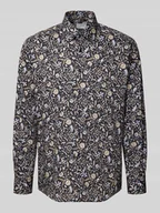 Koszule męskie - Koszula biznesowa o kroju comfort fit z bawełny z kołnierzykiem typu kent - miniaturka - grafika 1