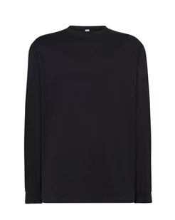 Koszulka t-shirt medyczna  czarna Męska rękaw długi M - Odzież medyczna - miniaturka - grafika 1