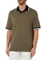 Koszulki męskie - Armani Exchange Męska koszulka polo, Brown, L - miniaturka - grafika 1