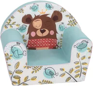 Zestawy mebli dla dzieci - DELSIT FOTEL PUFA KRZESEŁKO FOTELIK Z PIANKI DLA DZIECKA, DT8-20132 MIŚ YOGI - miniaturka - grafika 1