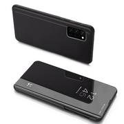 Etui i futerały do telefonów - Clear View Case futerał etui z klapką Samsung Galaxy Note 20 czarny - miniaturka - grafika 1