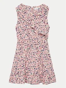 NAME IT Sukienka letnia Vinaya 13231076 Różowy Regular Fit - Sukienki i spódniczki dla dziewczynek - miniaturka - grafika 1