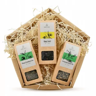 PREZENT Herbaciarka zestaw herbat kosz prezentowy - Zestawy upominkowe - miniaturka - grafika 1