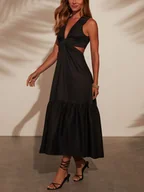 Sukienki - Milan Kiss Sukienka w kolorze czarnym - miniaturka - grafika 1