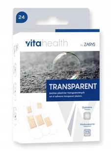 Zestaw plastrów transparentnych wodoodpornych 24sz - Apteczki i materiały opatrunkowe - miniaturka - grafika 1