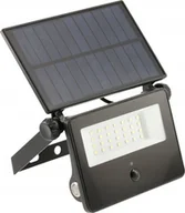 Lampy ogrodowe - Naświetlacz LED solarny LUMOS II, wymienna bateria, 2000lm, 6400K, IP65 GTV - miniaturka - grafika 1