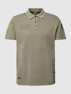 Koszulki męskie - Koszulka polo z wyhaftowanym logo - miniaturka - grafika 1