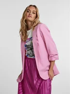 Marynarki i żakiety damskie - Pieces Marynarka Boss 17090996 Różowy Regular Fit - miniaturka - grafika 1