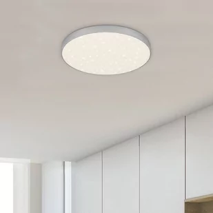 Briloner Lampa sufitowa LED Flame Star, 28,7 cm srebrna - Lampy sufitowe - miniaturka - grafika 1