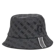 Czapki męskie - Kapelusz Guess Bucket AM9496 POL01 Czarny - miniaturka - grafika 1