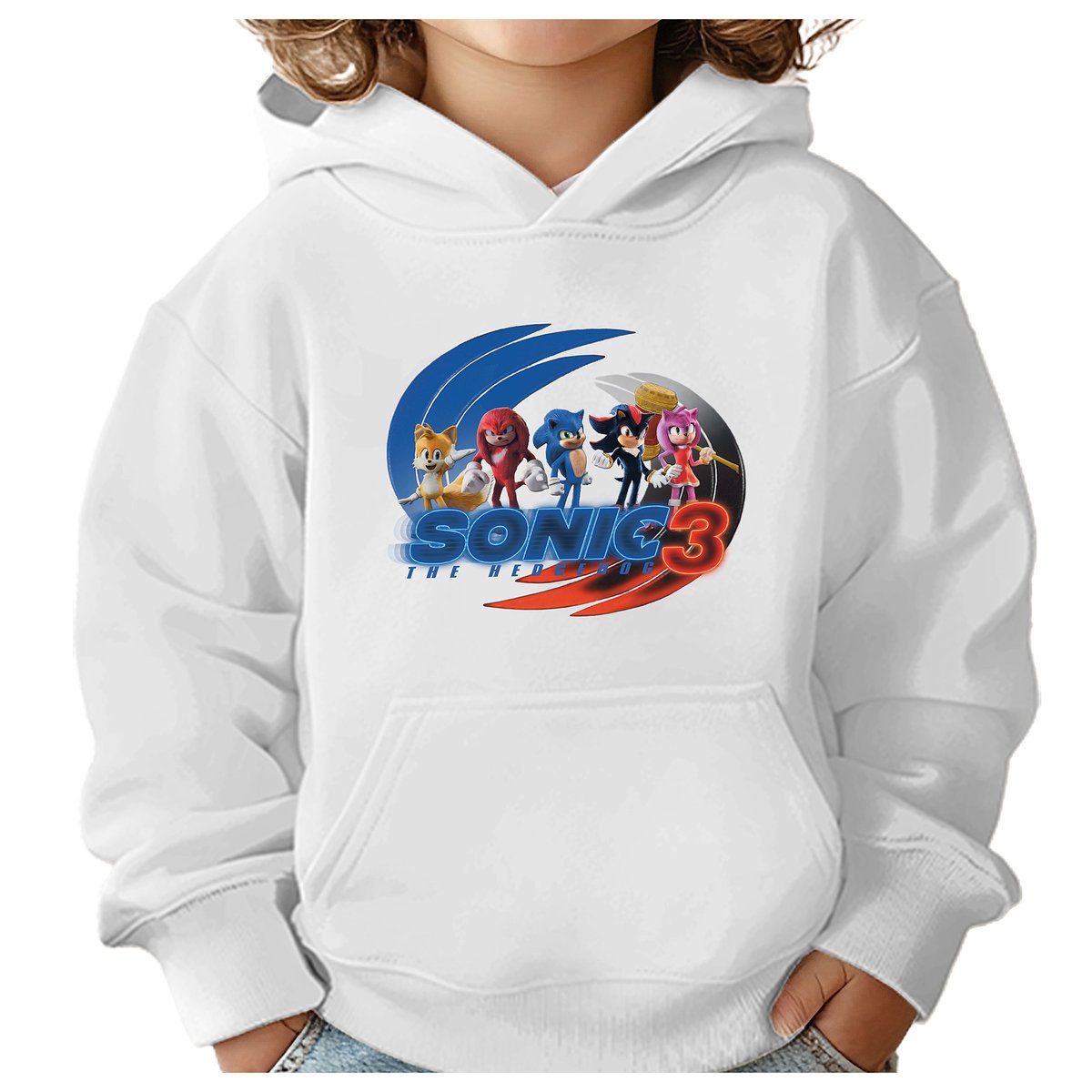 BLUZA DZIECIĘCA SONIC 3 122-128 CHŁOPIĘCA DZIEWCZĘCA PREZENT