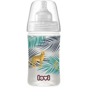 Butelki dla niemowląt - Lovi Butelka Trends 250 Ml Jungle Vibes Ze Smoczkiem 3M+ - miniaturka - grafika 1