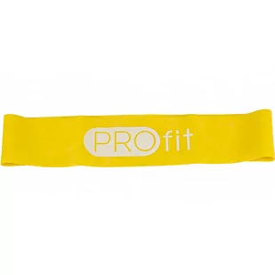 ProFit Guma Mini Band 50cmx5cmx0,5mm żółta - Gumy, taśmy, ekspandery - miniaturka - grafika 1