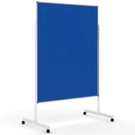 Tablice i flipcharty - Tablica informacyjno-prezentacyjna na kółkach, parawan, 1200 x 1500 mm, tekstylna - miniaturka - grafika 1